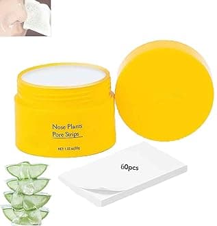 Pore Strips, Blackhead Remover Mask 60 Pieces, Black head Remover Peel off Mask,Deep Pore Cleaner Nose Blackhead Remover Pore Strips,Black Head Remover for Face (1PC)