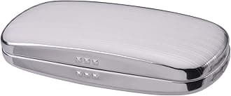 Sunglasses Case Striped Aluminum Hard Shell Metal Spectacles Box Eyeglasses Case for Women & Men