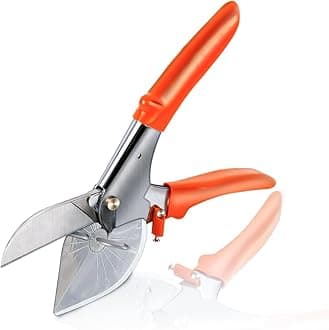 Multi-Angle Miter Shear Cutter - 45/90 Degree Cutting Tool for Wood, PVC & Molding Trim | Handheld Precision Cutter for Crafts & DIY