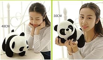 TrendyBrand Cute Fluffy Hugable Plush Bear Soft Toy (Small Panda)