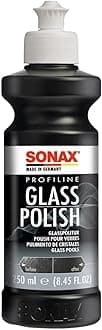 SONAX PROFILINE GlassPolish (250 ml) - removes slight scratches, blinding and etching from car windows made from glass. Silicone free | Item No. 02731410