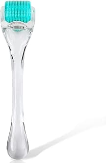 Derma Roller 1.0mm with Individual Titanium Micro Needles – Advanced Microneedling Tool for Face, Scalp & Body Skincare Routine