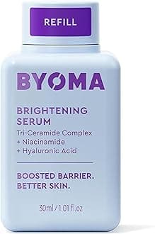Brightening Serum Refill (30ml) Brightening and Hydrating Face Serum with Hyaluronic Acid, Niacinamide and Ceramides for a Glowing and Radiant Skin