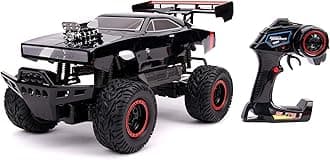 Jada Fast & Furious 1:12 4x4 Dom's Dodge Charger Elite RC Remote Control Car 2.4 Ghz, Toys for Kids and Adults