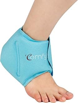 Comfytemp Icing Ankle Supporter, Different from Ice Bag, Ice Gel Pack, Water Leak Prevention, Freezing/Microwave Heating, Cold and Hot Use, Ankle Fixing Supporter, Icing Bag, Instead of Ice Sacks