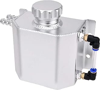 EVIL ENERGYRadiator Coolant Overflow Tank,Coolant Recovery Tank 1L Aluminum Universal