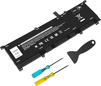 TREE.NB 8N0T7 Replacement Laptop Battery for DELL XPS 15 9575 Precision 5530 2-in-1 Series Notebook 08N0T7 TMFYT 0TMFYT 11.4V/75Wh 6-Cell