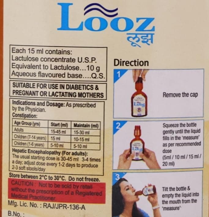 Looz - Bottle of 210ml Solution