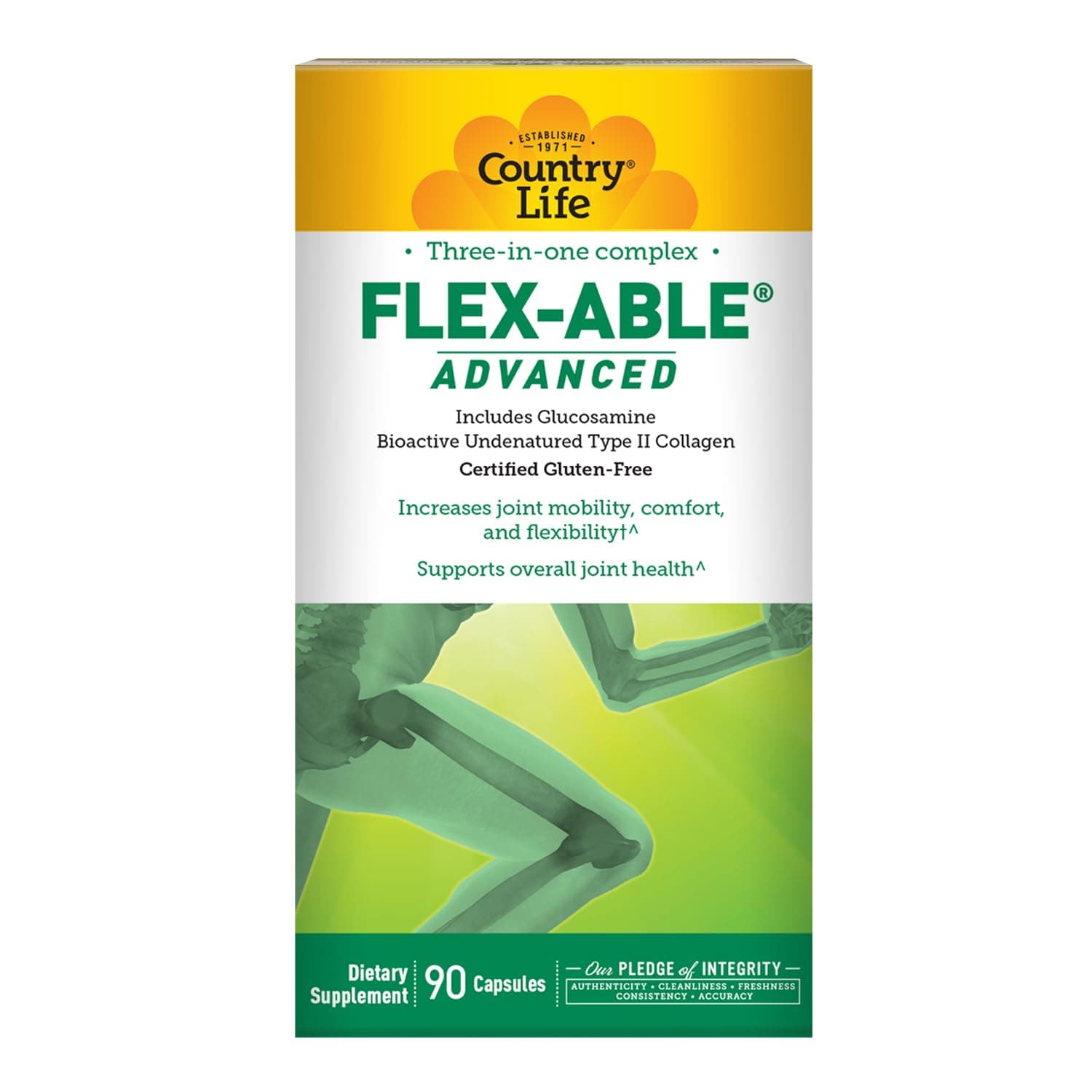 Country Life Flexable Advanced Capsules 90's