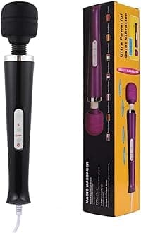 Power Massager Big Tool Electric Foot Neck Back Hand Leg Arm Shoulder Massage Aches Sports Recovery for Women (Black Color)