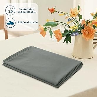 MAXYOYO Mattress Cover for Traditional Japanese Futon Mattress, Futon Floor Mattress Cover with Zipper, Super Soft and Machine Washable, Dark Grey, Queen