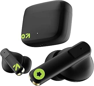 Boult Z60 Truly Wireless in Ear Earbuds with 60H Playtime, Zen™ ENC Mic, 50ms Low Latency, 13mm Bass Drivers, Type-C Fast Charging, Made in India, BT V5.3, Touch Control, IPX5 Ear Buds (Raven Black)