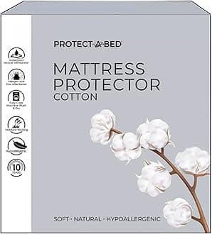 Protect-A-Bed Cotton Jersey Mattress Protector, Twin