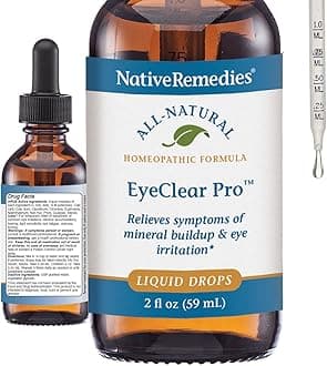 EyeClear Pro—Natural Eye Support Oral Liquid for Dry, Red, Swollen Eyes—Promotes Eye Comfort, Clarity, Moisture – Not an Eye Drop—2 fl. oz.