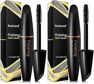 BestLand 2 Pack Hair Finishing Stick, Non-Greasy Hair Wax Stick for Flyaways, Baby Hair, Bangs and Frizz Control, Small Broken Hair Styling Cream (Pack of 2)