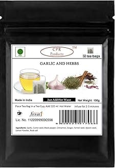 9T Garlic Detox Tea, 50 Tea Bag, 100 Grams, For Healthy Lifestyle Habits, CPR FOOD AND BEVERAGE LLP