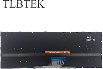 Backlight Keyboard Replacement Compatible with HP Envy x360 13-AY 13-BD 13m-BD 15-EU 15-ES 15m-ES,Spectre X360 14-EA Series Laptop Silver