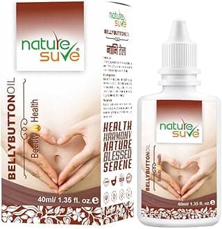 Nature Sure Belly Button Nabhi Oil for Health and Beauty in Men & Women - 1 Pack (40ml)