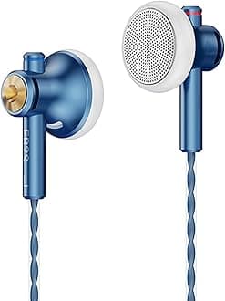 EB2S Pro Wired Earbuds in-Ear Headphones,Flat Head Earbuds with Microphone,Noise Isolation Corded for 3.5mm Jack Ear Buds iPhone, Samsung, Computer, Laptop, Audiophile (3.5mm with Mic)