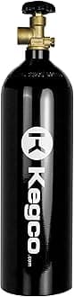 Kegco 22 Cu. Ft. Nitrogen Air Tank - High Pressure Aluminum Gas Cylinder