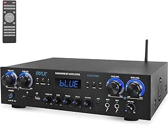 – Bluetooth Amplifier, 4 Channel 800W Home Stereo Hi-Fi Receiver with MP3, Reverb Delay, Wireless Audio Amp for Karaoke Machine, Singing, Teachers, and Bluetooth Microphone Use
