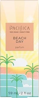 Pacifica Beach Day Spray Perfume, Fragrances, Bliss, Bergamont, Orange Flower, Sandalwood, Amber, Suede Leather, Clean Perfume, Parfum, Eau de Toilette Clean Vegan & Cruelty-Free