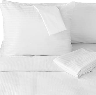 FeelAtHome100% Cotton Pillow Protector with Zipper Waterproof Covers 20 x 36 Inches (Pack of 4, King) - Noiseless Pillowcase Encasement - Zippered Pillow Case Protectors