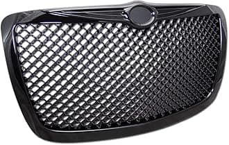 7422438995919 Compatible With 2004 2005-2010 Chrysler 300 / 300C Glossy Black Mesh Front Bumper Grill Grille