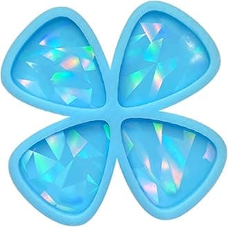 Guitar Pick Resin Molds,Guitar Plectrum Silicone Mold Holographic Epoxy Casting Mold for Musical Accessories Keychain
