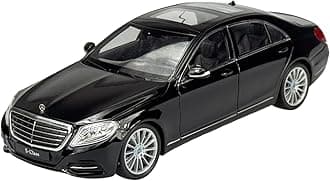 Welly Mercedes-Benz S-Class W222 Black Saloon from 2013 1/24 Metal Model Car Die Cast New in Box