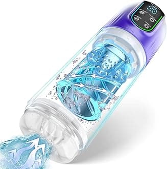 TEidea Fully Automatic Men's Fitness Equipment with LCD Screen, Multi-Frequency Telescopic Rotation(Color:A), Size