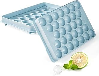 Ice Cube Trays for Freezer, 1Pack BPA-Free Round Ice Cube Mold - Easy Release Ice Ball Maker for Cocktail,Whiskey and Drinks,BPA Free Ice Mold(1.2in/31 balls)