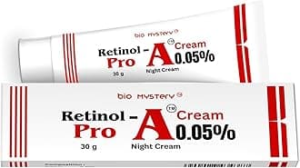 Retinol 0.05% For Night Repair Cream, Face Moisturizer for Wrinkle Reduction, Non-Greasy Formula for Daily Use 1.0 Oz