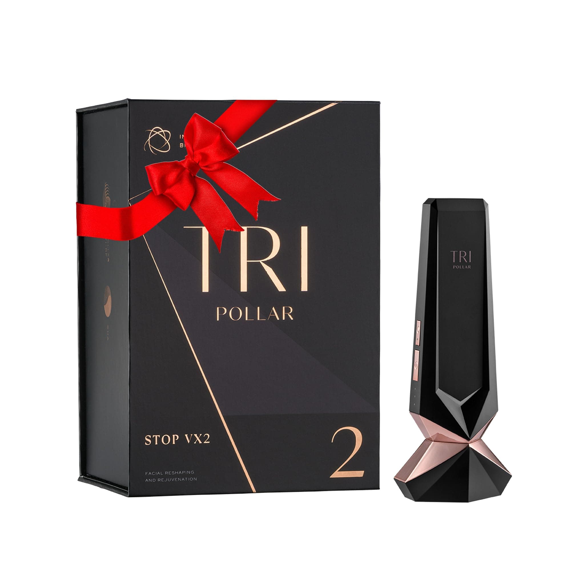 Pollogen Stop U Model UXV Device | TriPollar Stop Vx 2 | New Multi-RF + DMA Technology | Home Facial Device