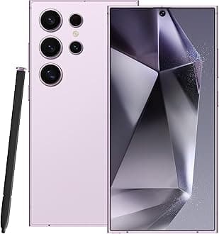 I24 Ultra Android Phone | Unlocked Phones | 8+256GB Unlocked Smartphone | Super Fast Charging | 13MP+50MP Camera | 5G Cell Phone | US Version | Dual SIM | GPS(Glam Pink)