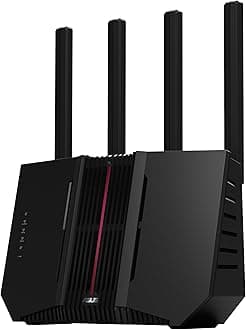 ASUS RT-BE92U BE9700 Tri-Band WiFi 7 Router, Supports New 320MHz Bandwidth & 4096-QAM, MLO, AI WAN Detection, AiMesh Support, Subscription-Free Network Security & Comprehensive VPN Features