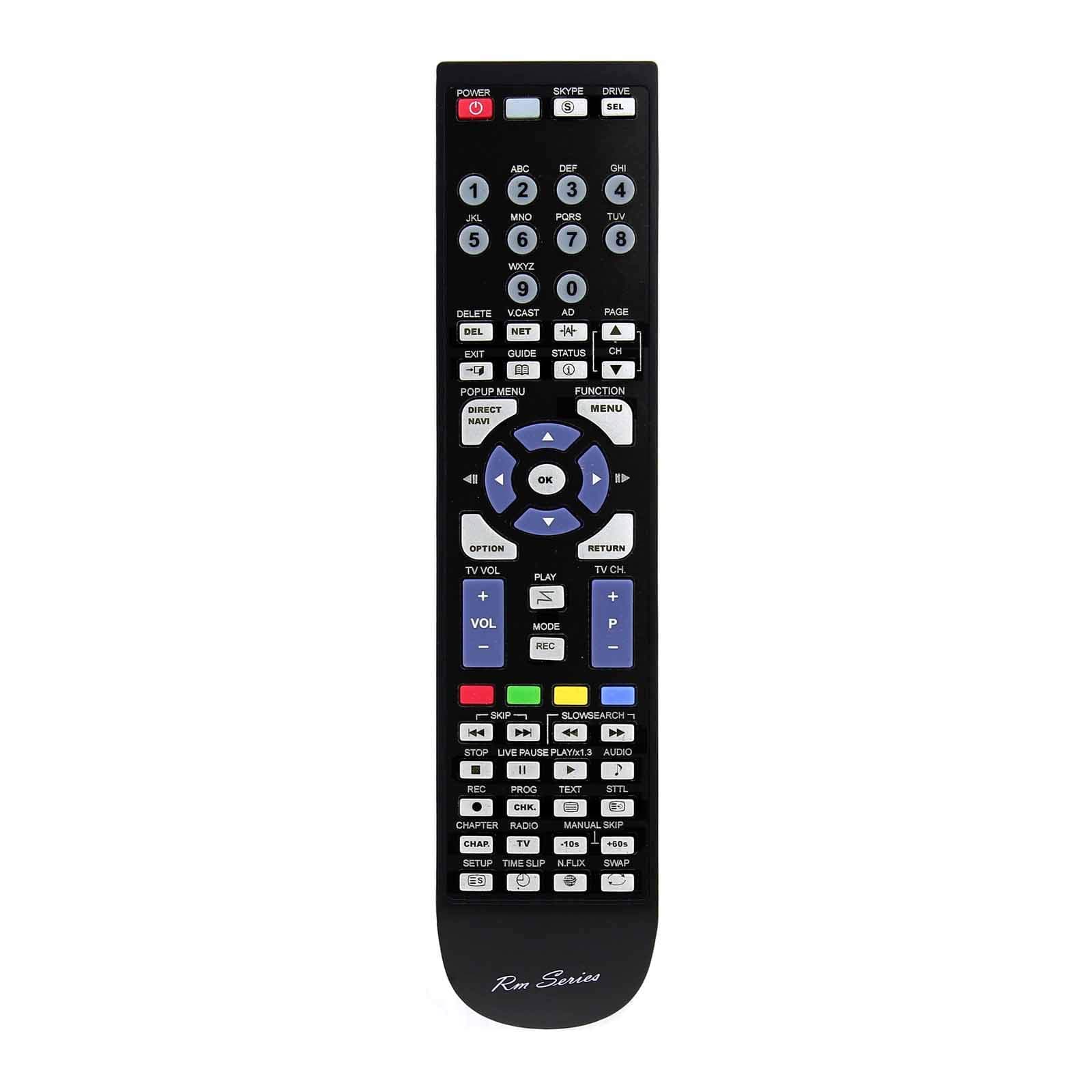 RM Series Replacement Remote Control for PANASONIC N2QAYB001058