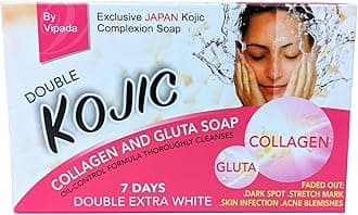 DOUBLE Kojic,Collagen & Gluta Soap160g bars *Japanese Formula* (1)
