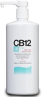 CB12 Mild Mint Menthol Mouthwash, 1000 ml