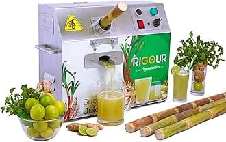 Sugarcane Juice Machine Ss-304 Full Metal Body-Single Phase Power Input, 400 Watts, Silver (0.5 Hp)- 2 Year Warranty