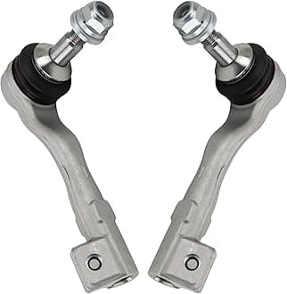 TRQ Front Outer Tie Rod Set Compatible with 2018-2023 BMW