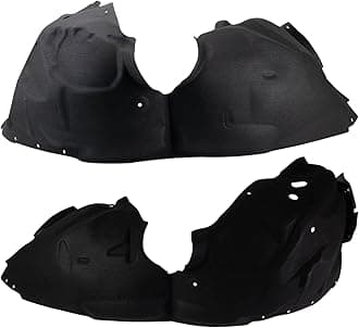 TRQ Front Inner Fender Liner Set Compatible with 2019-2023 Ford Edge FO1248197 FO1249197