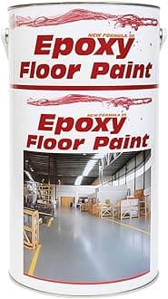 Epoxy Resin Floor Paint by Ask Coatings. for Garage, Industrial and Domestic (5L) (Dark Blue)