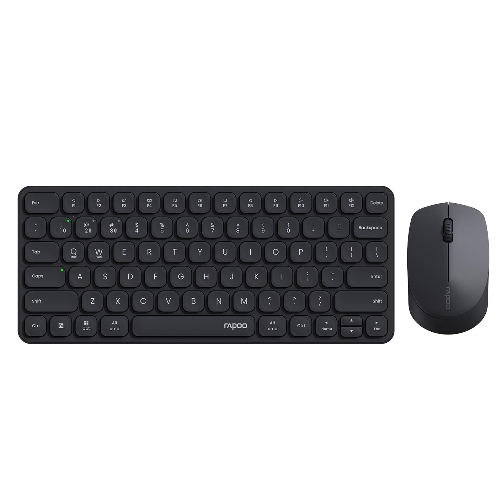 Keyboard and Mouse Wireless - 9010M Multi-Device Wireless Keyboard Mouse Combo, 2.4GHz/Bluetooth 5.0/4.0 Wireless Keyboard Mouse Set for Windows/Mac/Linux/Chrome, Support 4 Devices, Silent Click