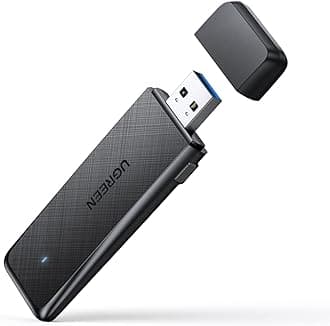 UGREEN AC1300 USB WiFi Adapter 5G 2.4G Dual Band USB 3.0 WiFi Dongle for Desktop PC Mini Wireless Computer Network Adapter Compatible with Windows 11/10/8.1/8/7, MacOS 10.11 Above, Linux 2.6.18-5.3