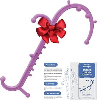 Deep Tissue Back & Neck Massager - Back Massager Stick for Pain Relief, Muscle Knot Remover, Trigger Point Massage Tool for Full Body, Shoulders, Legs - Pressure Point Massage Tool