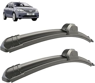 Windshield Car Wiper Blades Compatibility With Etios Liva (Model : 2013-2018), Etios Liva Wiper Blades - Set of 1Pc (D-26)