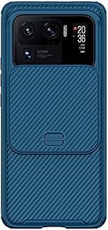 Nillkin Case for Xiaomi 11 Ultra (6.81" Inch) CamShield Pro Camera Slider Close & Open Double Layered Protection TPU + PC Blue Color