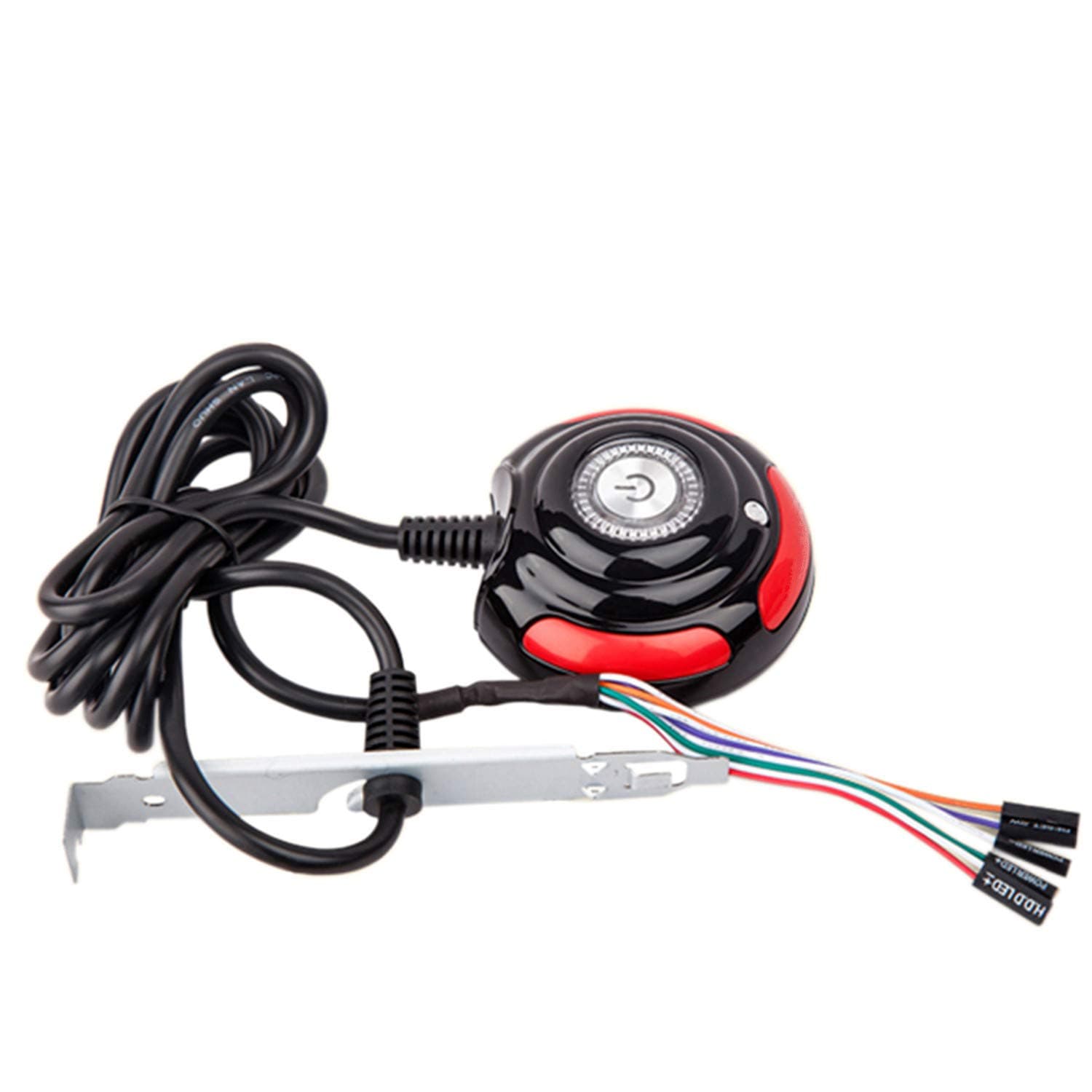 Refit Desktop Computer Case Motherboard Power Supply Reset HDD Button Switch (63inch 160cm)