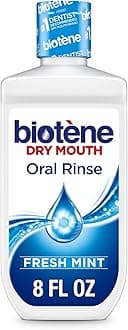 Fresh Mint Moisturizing Oral Rinse Mouthwash, Alcohol-Free, for Dry Mouth, 8 ounce